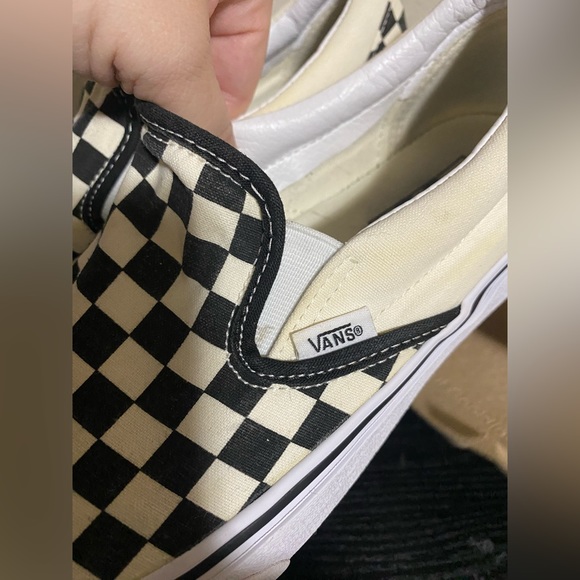 🔥Used Vans black and white checkered- W-10 M- 8.5 - Picture 10 of 12